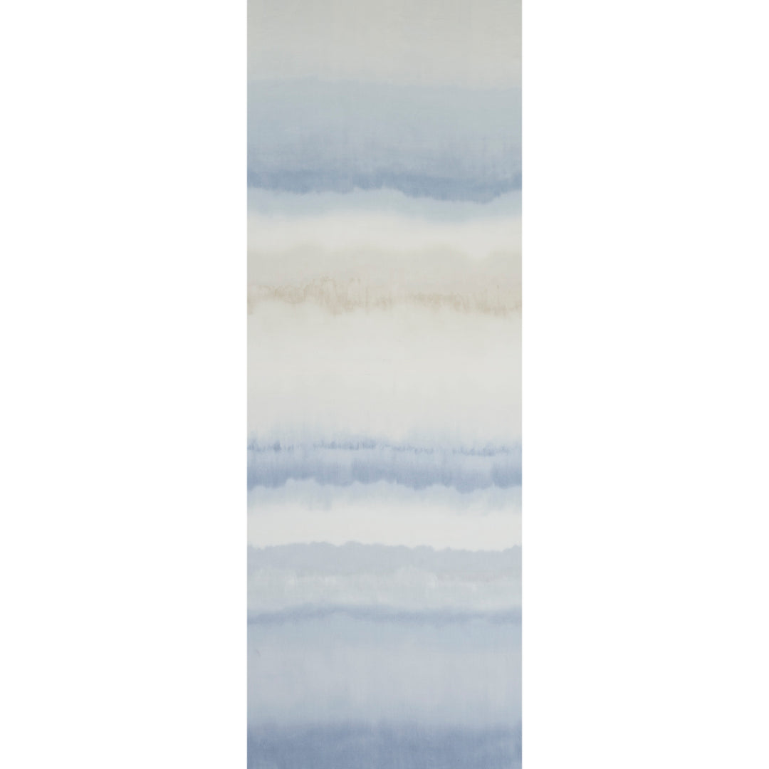Orissa Panel Blue & Natural 181580 by Schumacher Designer Fabric