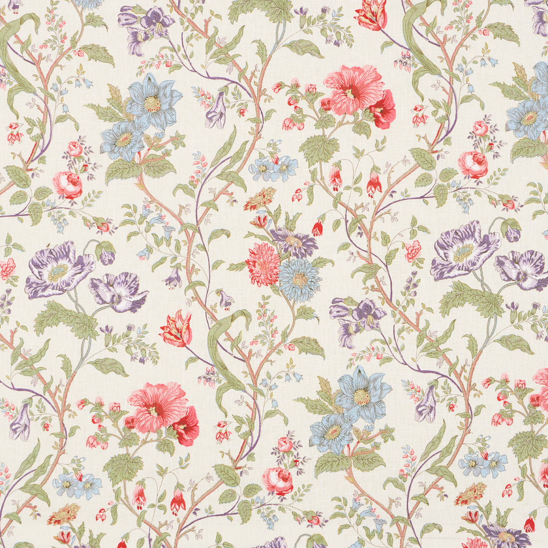 Giselle Floral Ivory 181900 by Schumacher Designer Fabric