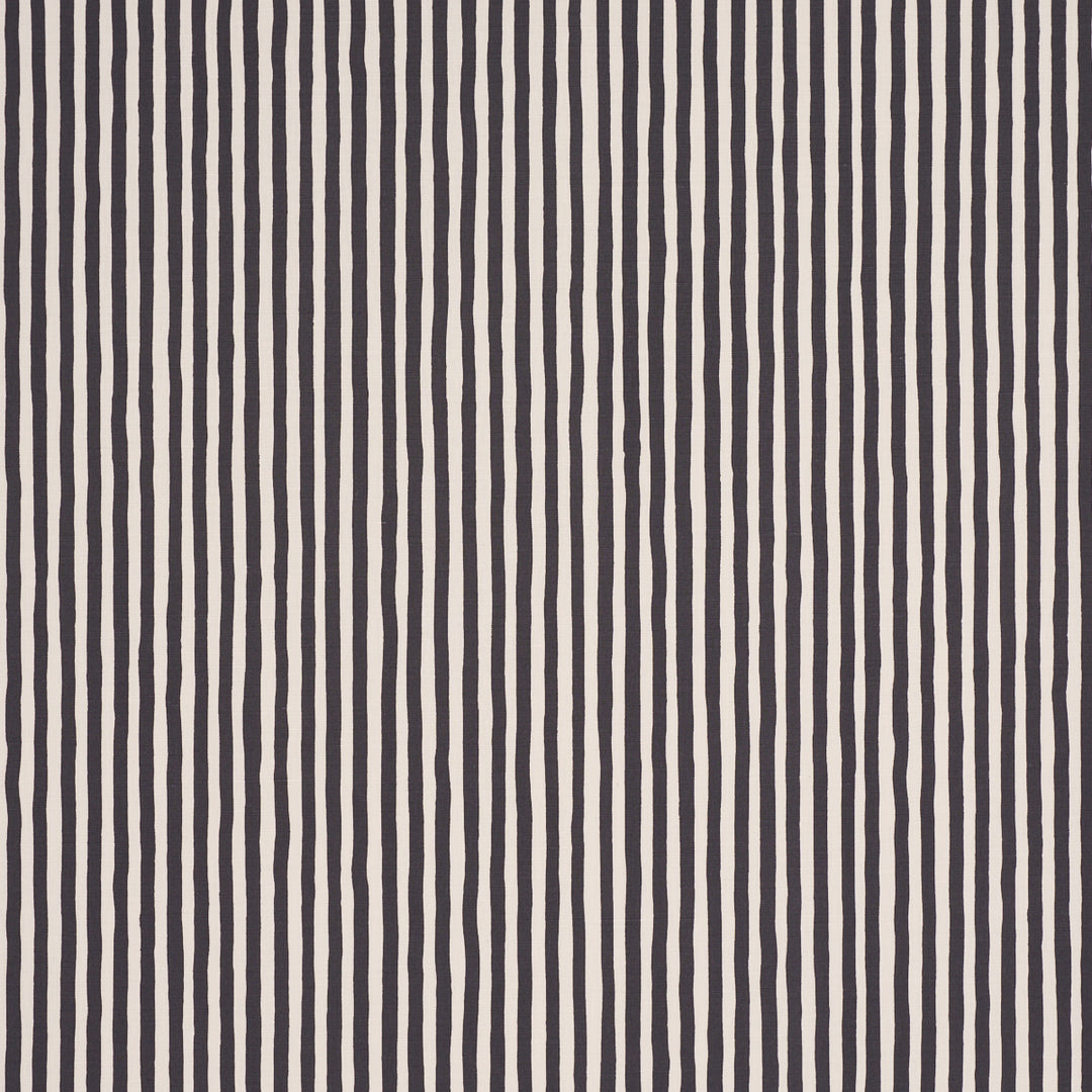 Chaney Stripe Carbon 182552 by Schumacher Designer Fabric