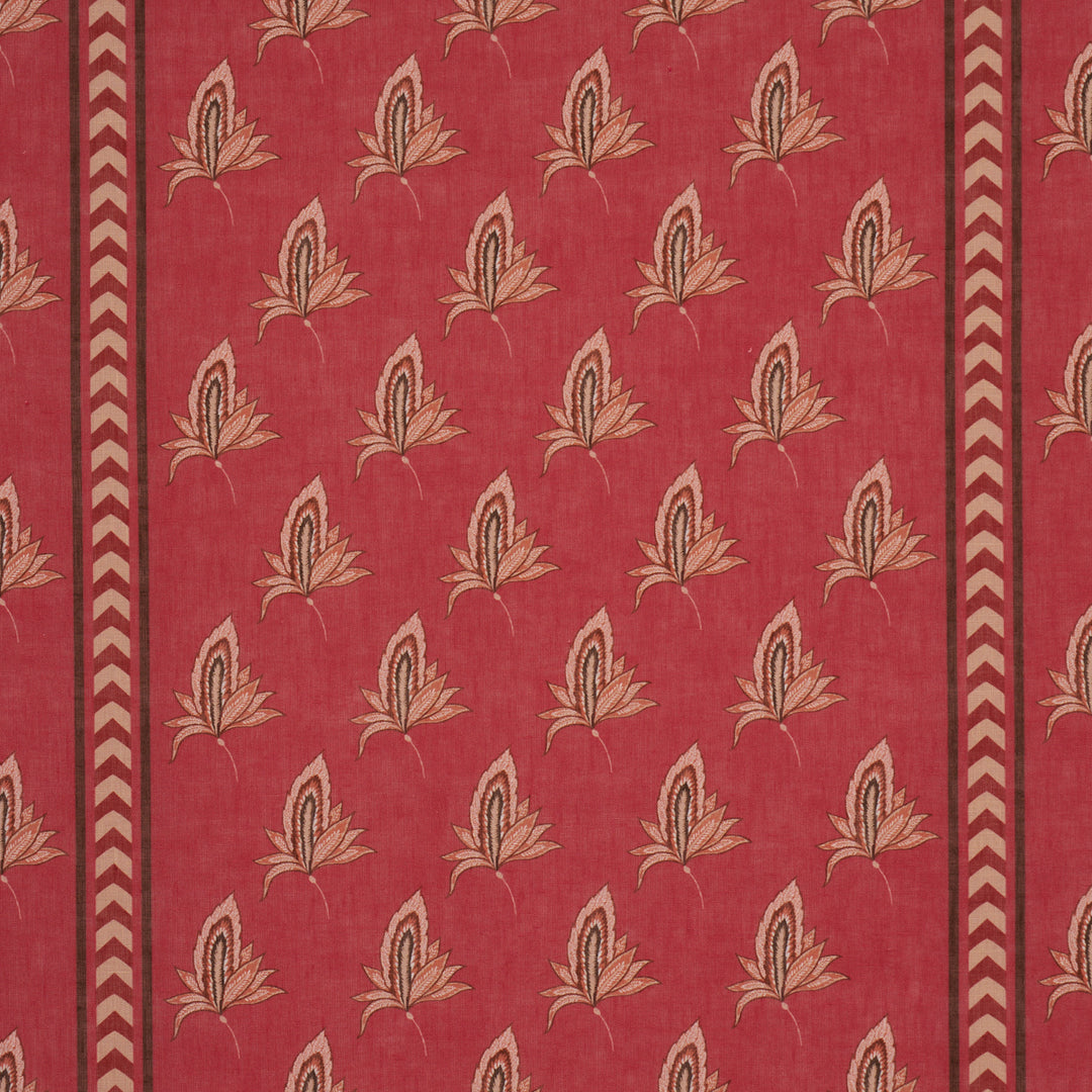 Bangalore Imagination Rouge 182601 by Schumacher Designer Fabric