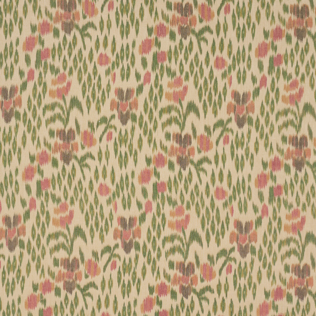 Leonora Warp Print Jewel 182730 by Schumacher Designer Fabric