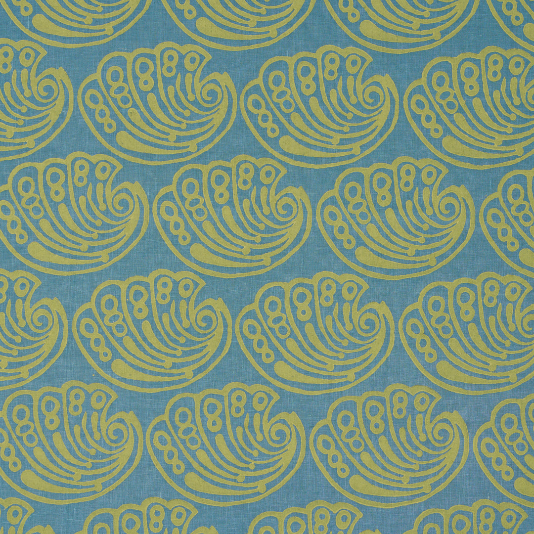 Ramsgate Hand Block Seaweed 182751 by Schumacher Designer Fabric
