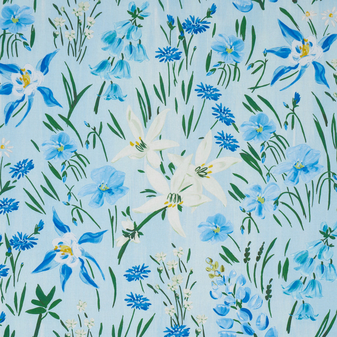Oz Floral Sky 182851 by Schumacher Designer Fabric
