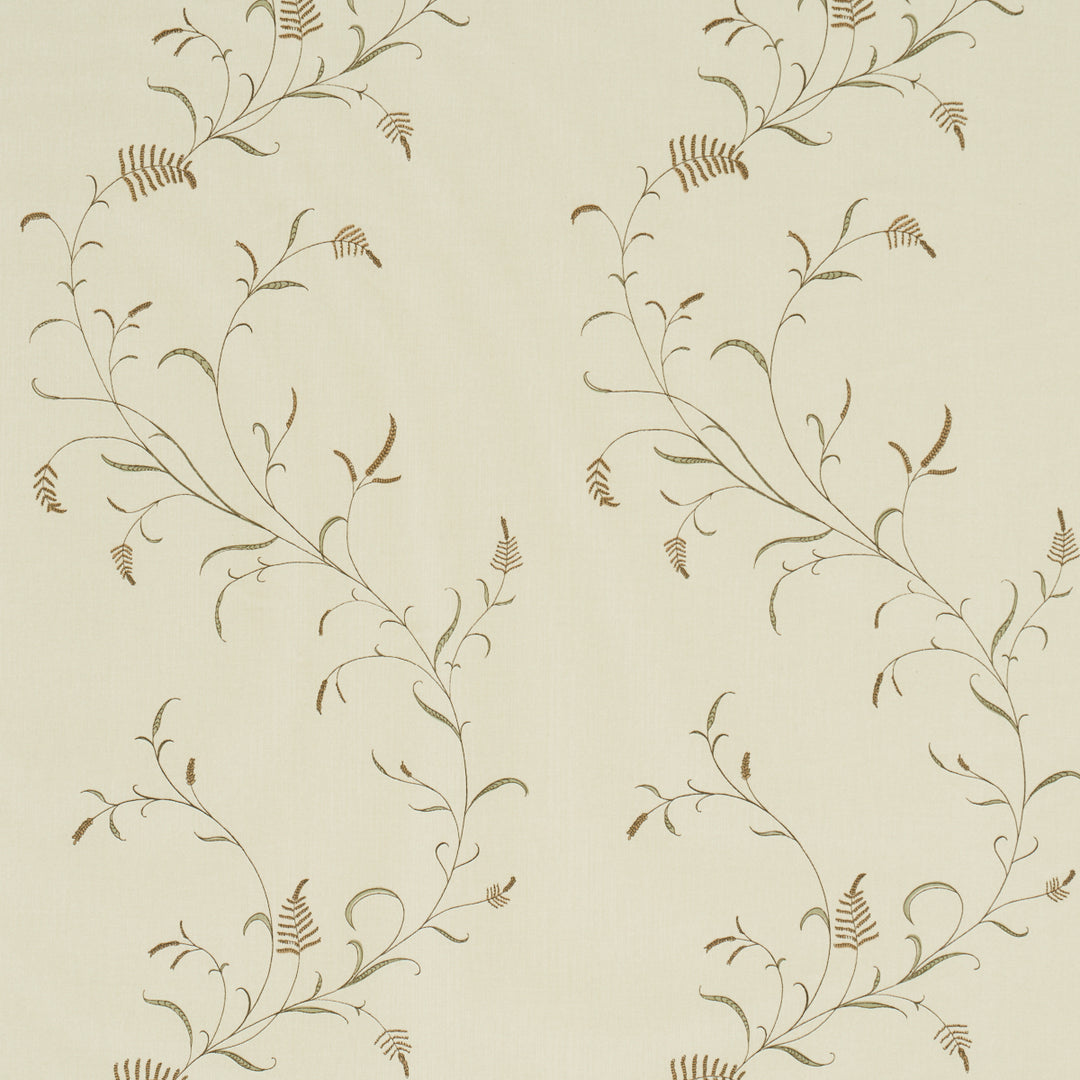 Winding Wheat Green 183201 by Schumacher Designer Fabric
