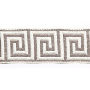 Hellenic Key Jacquard Tape Grain by Europatex Designer Fabric