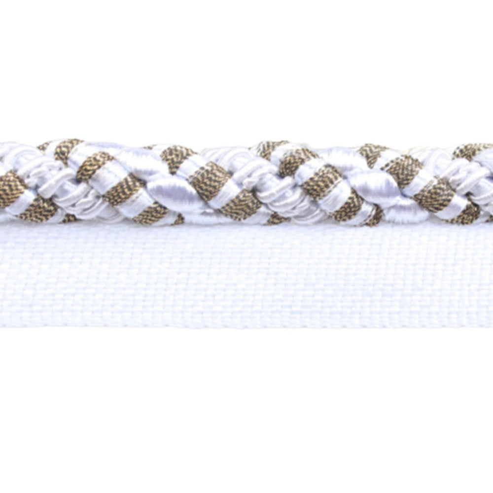 Blossom Pure White by Europatex Designer Fabric Bouquet 100% Polyester 0.63 inches - Swanky Fabrics -