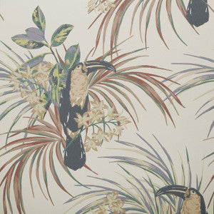 Le Toucan (Wp) # 04 Amber Glow by 1838 Wallcoverings Designer Wallpaper