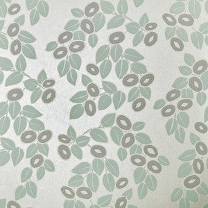 Rosetta (Wp) # 04 Neo Mint by 1838 Wallcoverings Designer Wallpaper