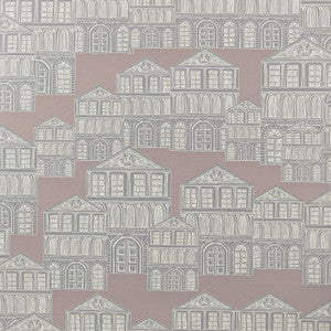 Maison (Wp) # 02 Rose by 1838 Wallcoverings Designer Wallpaper