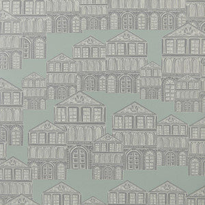 Maison (Wp) # 03 Neo Mint by 1838 Wallcoverings Designer Wallpaper