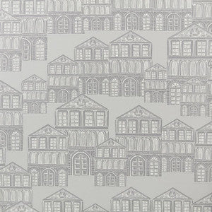 Maison (Wp) # 04 Soft Grey by 1838 Wallcoverings Designer Wallpaper