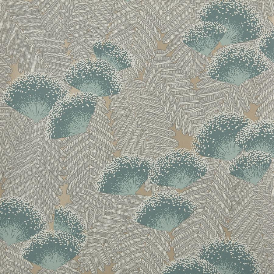 Clarice (Wp) # 02 Emerald by 1838 Wallcoverings Designer Wallpaper Elodie HALF DROP PASTE THE WALL UNITED KINGDOM V-25.5" 20.5"X11YD - Swanky Fabrics -