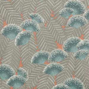 Clarice (Wp) # 04 Cantaloupe by 1838 Wallcoverings Designer Wallpaper