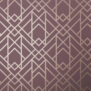 Metro (Wp) # 02 Cassis by 1838 Wallcoverings Designer Wallpaper