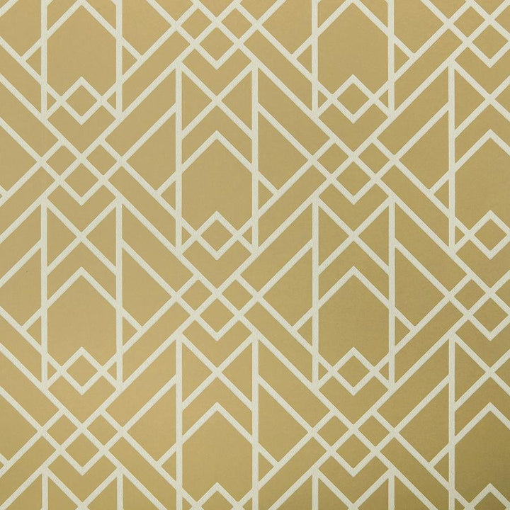 Metro (Wp) # 07 Mustard by 1838 Wallcoverings Designer Wallpaper Elodie STRAIGHT PASTE THE WALL UNITED KINGDOM V-10.25" 20.5"X11YD - Swanky Fabrics -