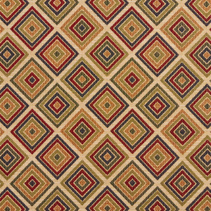 1968 Ecru Diamond by Charlotte Designer Fabric