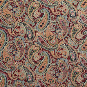 1969 Merlot Paisley by Charlotte Designer Fabric