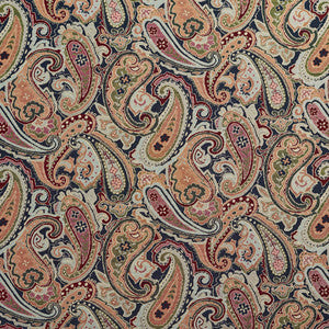 1971 Navy Paisley by Charlotte Designer Fabric