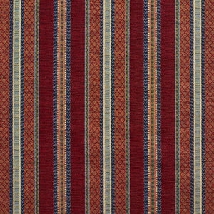 1985 Merlot Stripe by Charlotte Designer Fabric
