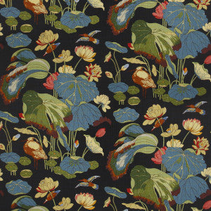 Nympheus Print Teal by Lee Jofa Designer Fabric