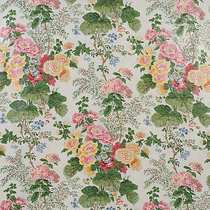 Hollyhock Hdb White/Pink by Lee Jofa Designer Fabric