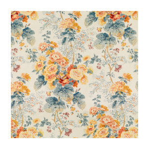 Hollyhock Hdb Apricot/Lake by Lee Jofa Designer Fabric