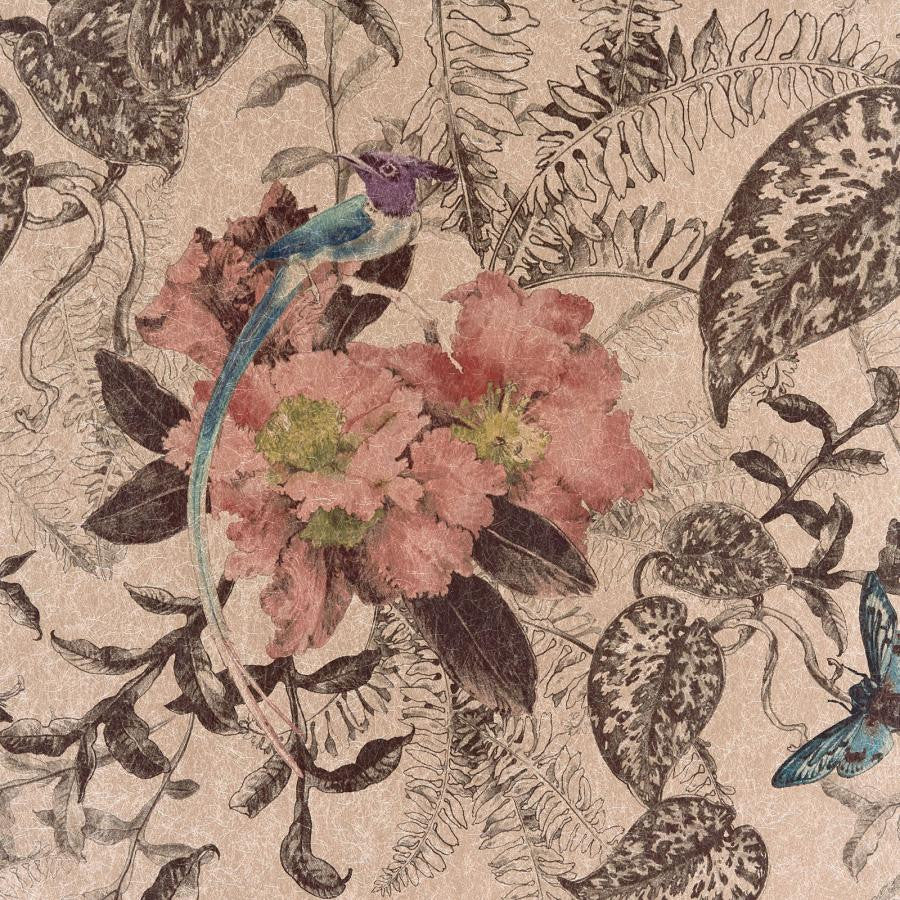Hedgerow (Wp) # 04 Copper by 1838 Wallcoverings Designer Wallpaper Willow STRAIGHT PASTE THE WALL UNITED KINGDOM V-28.5" 20.5"X11YD - Swanky Fabrics -