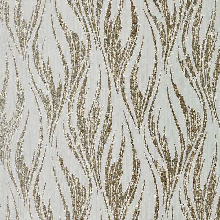 Ripple (Wp) # 04 Shimmer by 1838 Wallcoverings Designer Wallpaper Willow STRAIGHT PASTE THE WALL UNITED KINGDOM V-12.75" 20.5"X11YD - Swanky Fabrics -