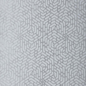 Willow (Wp) # 01 Silver by 1838 Wallcoverings Designer Wallpaper