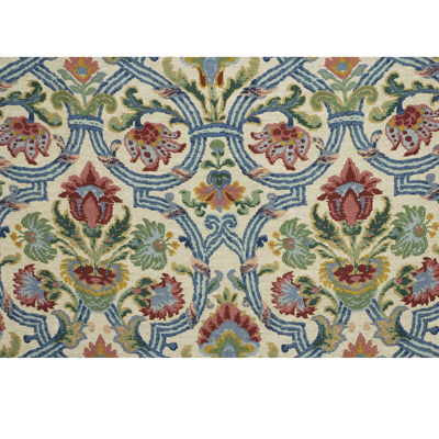 New Sevilla Multi by Lee Jofa Designer Fabric - LINEN - 100% Thailand LIGHT Horizontal: 26.25 and Vertical: 30 52.5 - Swanky Fabrics -