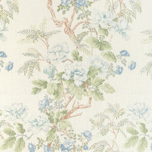 Chinese Peony Blue 2009164.153.0 By Lee Jofa Designer Fabric