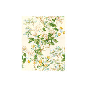Chinese Peony Gold by Lee Jofa Designer Fabric