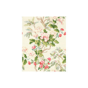 Chinese Peony Rose by Lee Jofa Designer Fabric