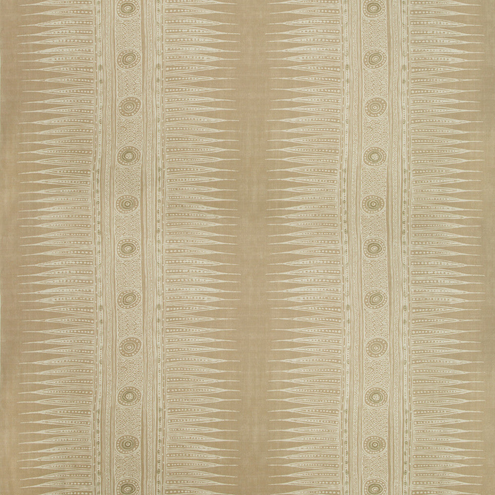 Indian Zag Taupe by Lee Jofa Designer Fabric SUZANNE RHEINSTEIN III LINEN - 60%;COTTON - 30%;NYLON - 10% Thailand MEDIUM Horizontal: 27 and Vertical: 27 54 - Swanky Fabrics -