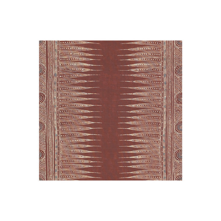 Indian Zag Paprika by Lee Jofa Designer Fabric SUZANNE RHEINSTEIN *HOLLYHOCK II LINEN - 60%;COTTON - 20%;MODAL - 20% Thailand MEDIUM Horizontal: 27 and Vertical: 27 54 - Swanky Fabrics -