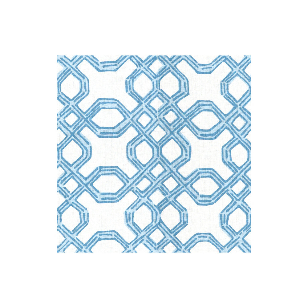 Well Connected Tide Blue by Lee Jofa Designer Fabric LILLY PULITZER LINEN - 100% China MEDIUM Horizontal: 18 and Vertical: 18 54 - Swanky Fabrics -