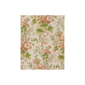 Hollyhock Hdb Coral/Apple by Lee Jofa Designer Fabric