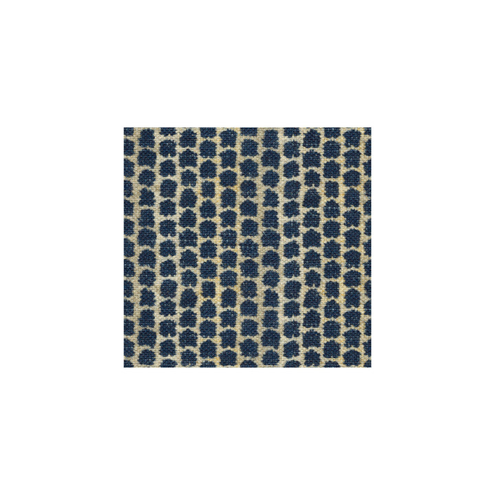 Kaya Indigo by Lee Jofa Designer Fabric THE MALIKA COLLECTION COTTON - 63%;LINEN - 37% Italy HEAVY Horizontal: 2.5 and Vertical: 3.5 54.5 - Swanky Fabrics -