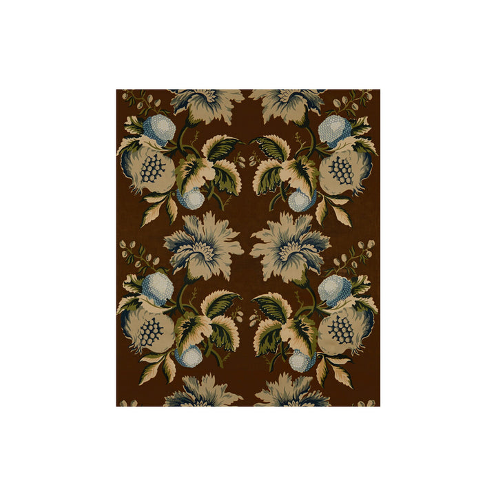 Jessup Sepia/Indigo by Lee Jofa Designer Fabric OSCAR DE LA RENTA II COTTON - 100% Thailand - Horizontal: 24 and Vertical: 28 48 - Swanky Fabrics -