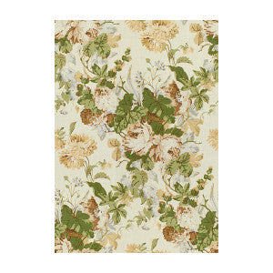 Maisie Linen Tan/Leaf by Lee Jofa Designer Fabric