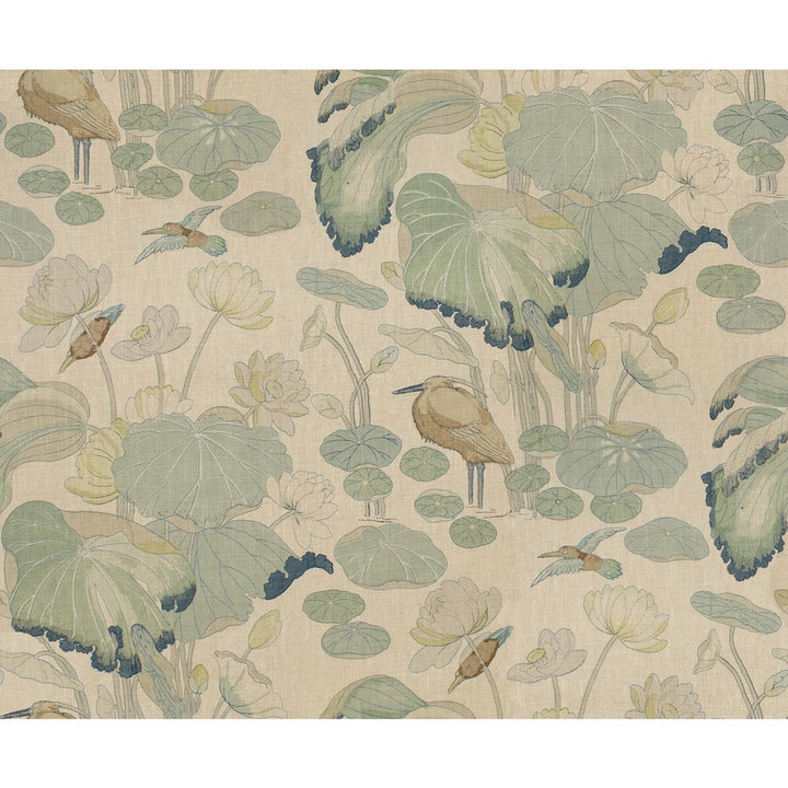Nympheus Twill Frost/Sea by Lee Jofa Fabric Lee Jofa Fabric Nympheus Twill Frost/SeaFabric LINEN - 100% Thailand </p><p>Repeat: H: 50, V: 42 50 - Fabric Carolina -