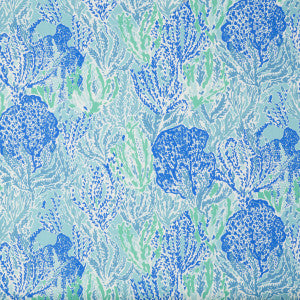 Let'S Cha Cha Shorely Blue by Lee Jofa Designer Fabric