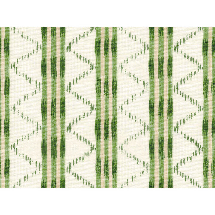 Makassar Green by Lee Jofa Designer Fabric OSCAR DE LA RENTA III COTTON - 89%;FLAX - 11% United States - Horizontal: 9 and Vertical: 27 54 - Swanky Fabrics -