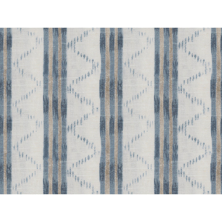 Makassar Blue by Lee Jofa Designer Fabric OSCAR DE LA RENTA III COTTON - 89%;FLAX - 11% United States - Horizontal: 9 and Vertical: 27 54 - Swanky Fabrics -