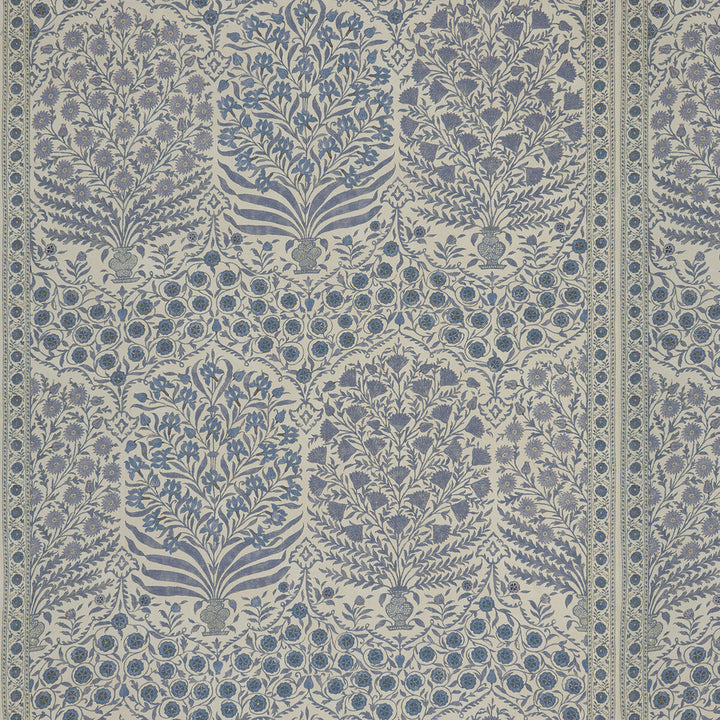 Sameera Blue/Indigo by Lee Jofa Designer Fabric OSCAR DE LA RENTA III COTTON - 100% United Kingdom Horizontal: 54.5 and Vertical: 62 54 - Swanky Fabrics -