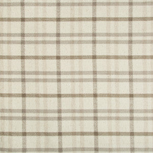 Fannin Plaid Stone/Mink by Lee Jofa Designer Fabric