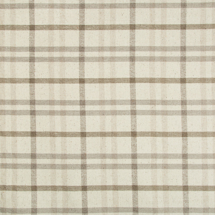 Fannin Plaid Stone/Mink by Lee Jofa Designer Fabric LODGE II WEAVES AND EMBROIDERIES VISCOSE - 33%;WOOL - 28%;ACRYLIC - 21%;COTTON - 14%;POLYESTER - 4% Italy MEDIUM Horizontal: 6.57 and Vertical: 7.28 55.12 - Swanky Fabrics -