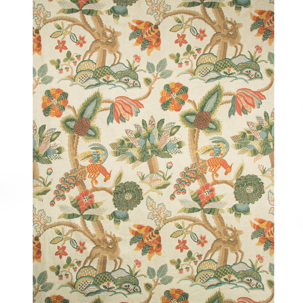 Leyland Print Berry/Forest by Lee Jofa Fabric Lee Jofa Fabric Leyland Print Berry/ForestFabric LODGE II PRINTS LINEN - 51%;VISCOSE - 49% Thailand </p><p>Repeat: H: 26.25, V: 45.99 52.5 - Fabric Carolina -
