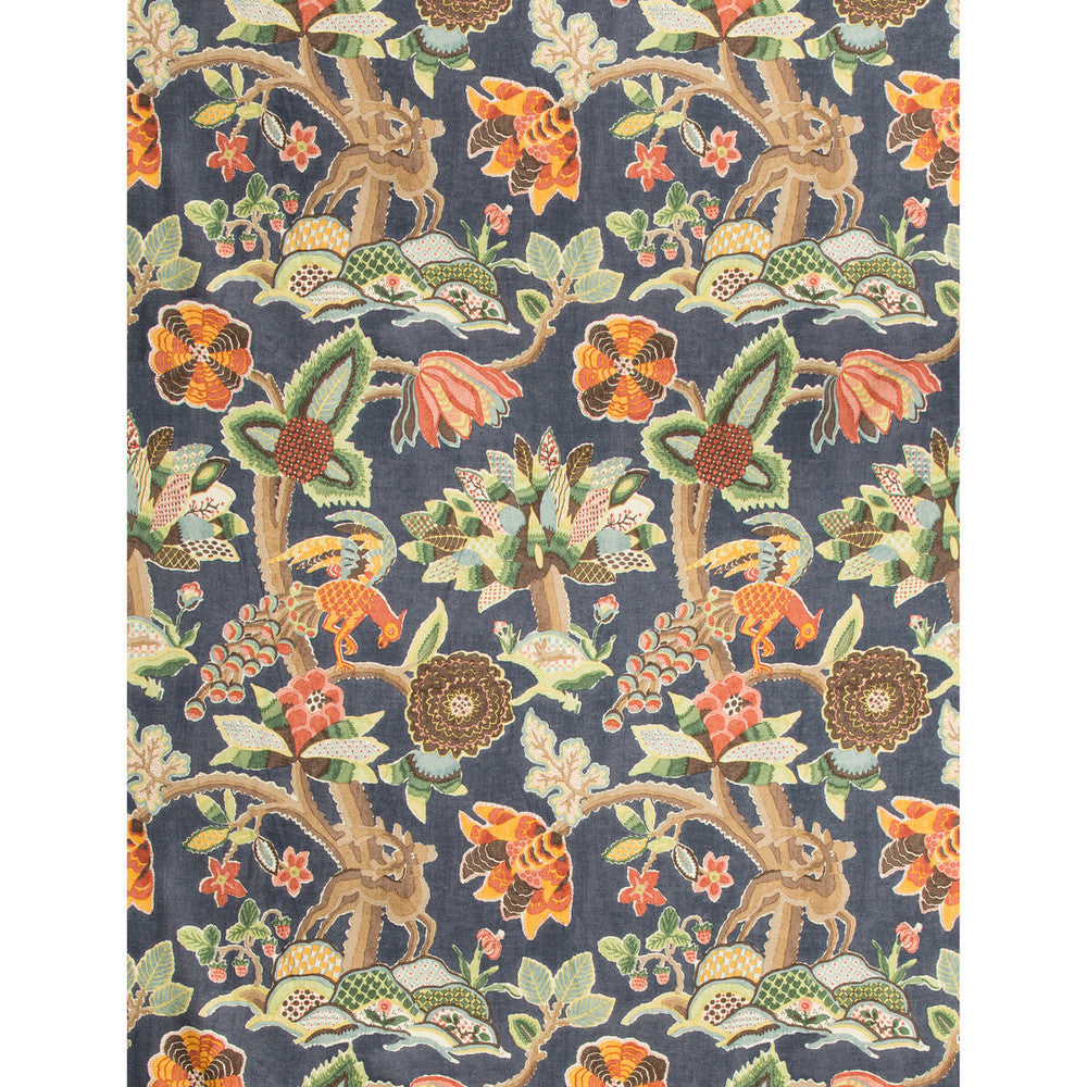 Leyland Print Blue/Multi by Lee Jofa Fabric Lee Jofa Fabric Leyland Print Blue/MultiFabric LODGE II PRINTS LINEN - 51%;VISCOSE - 49% Thailand </p><p>Repeat: H: 26.25, V: 45.99 52.5 - Fabric Carolina -
