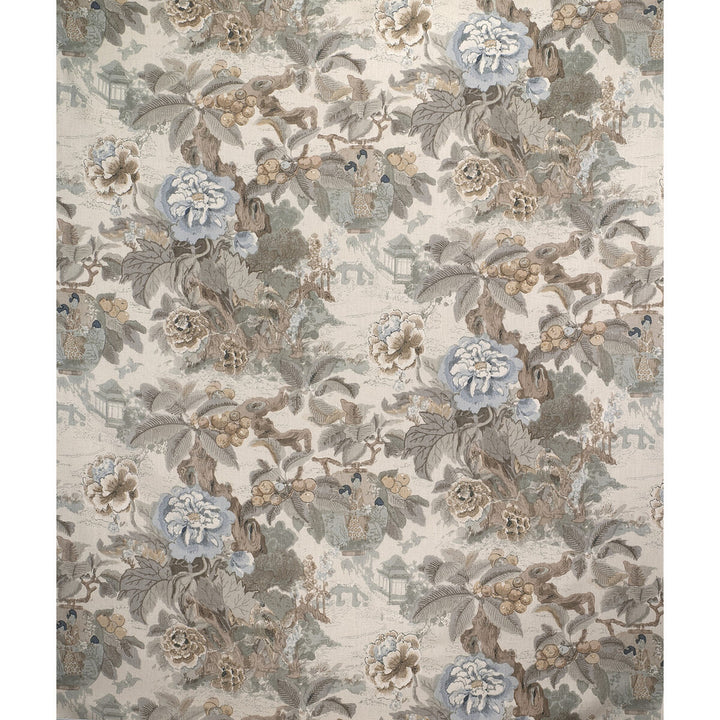 Chinese Lantern Ii Pebble by Lee Jofa Designer Fabric LINEN - 51%;VISCOSE - 49% Thailand MEDIUM Horizontal: 50 and Vertical: 28 50 - Swanky Fabrics -